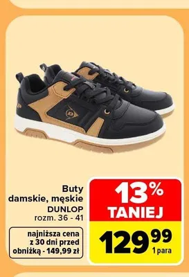 Buty damskie Dunlop promocja w Carrefour