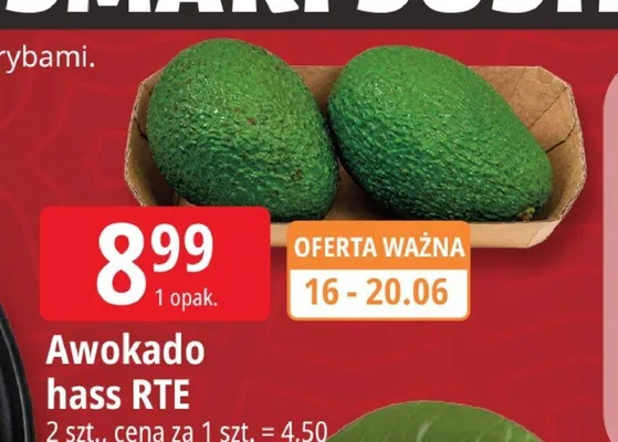 Awokado hass RTE promocja w Leclerc