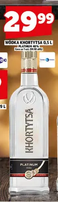 Wódka Khortytsa Platinum promocja w TOPAZ
