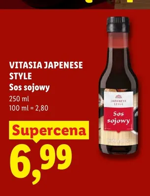 Sos sojowy Japanese Style Vitasia promocja w Lidl