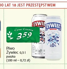 Piwo Żywiec promocja w CEZAR Delikatesy