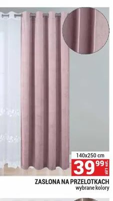 Zasłona na przelotkach 140x250 cm promocja w Merkury Market