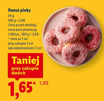 Donut pinky promocja w Lidl