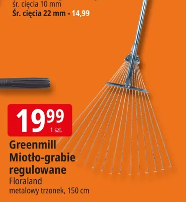 Miotło-grabie regulowane promocja w Leclerc