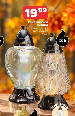 Znicz lampion Z-S55H promocja w Netto