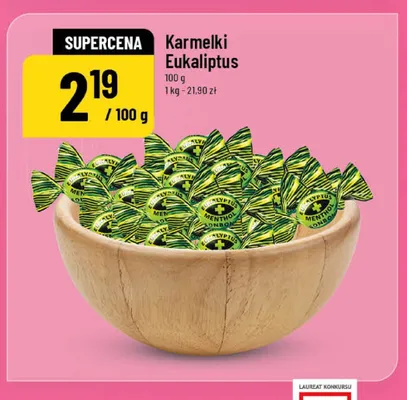 Karmelki Eukaliptus promocja w POLOmarket