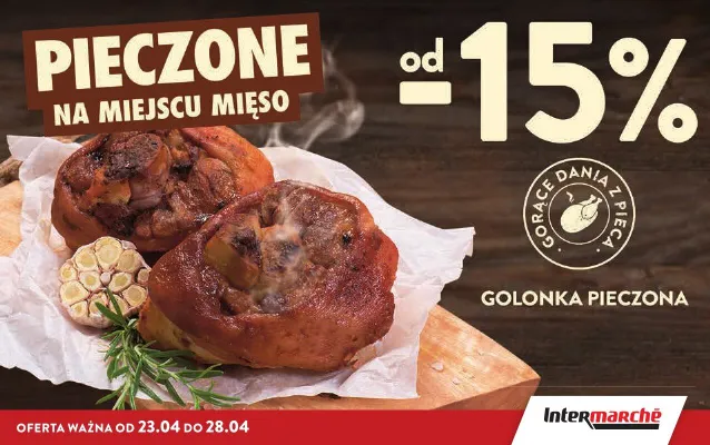 Golonka pieczona promocja w Intermarche