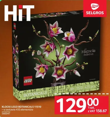 Klocki Lego Botanicals 11510 promocja w Selgros