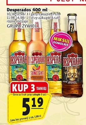 Piwo Desperados promocja w Prim Market