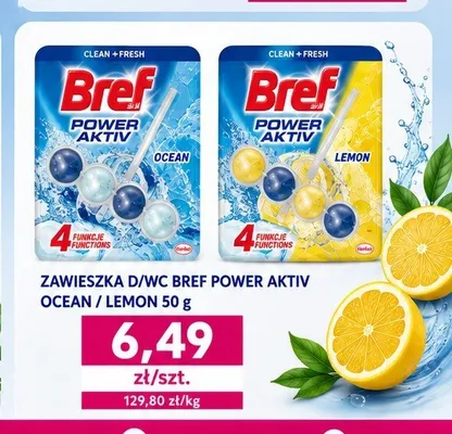 Zawieszka do WC Bref Power Aktiv Ocean promocja w emma MARKET