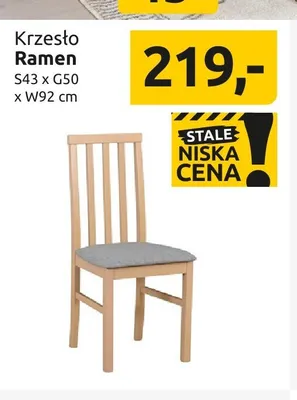 Krzesło Ramen promocja w Black Red White