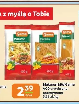 Makaron spaghetti MW Gama promocja w Gama