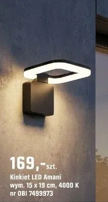 Kinkiet LED Amani promocja w OBI