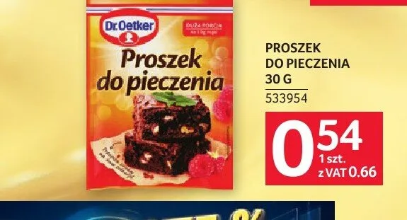Proszek do pieczenia Dr. Oetker promocja w Selgros