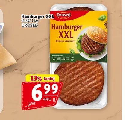 Hamburger XXL Drosed promocja w Prim Market