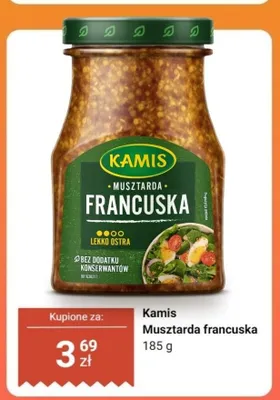 Musztarda francuska Kamis promocja w Dino