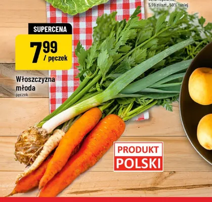 Włoszczyzna młoda polska promocja w POLOmarket