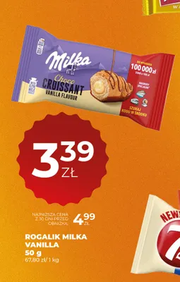 Rogalik Milka Vanilla promocja w Duży Ben