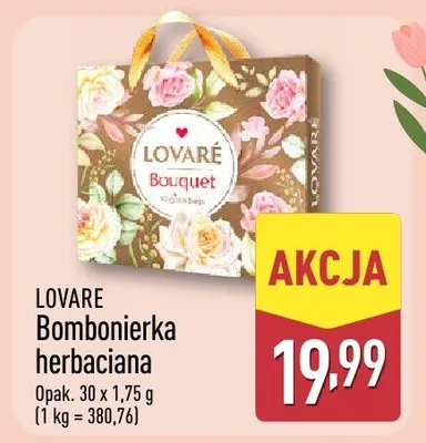 Bombonierka herbaciana promocja w Aldi