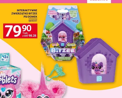 Interaktywne zwierzątko BITZEE psi domek promocja w Selgros
