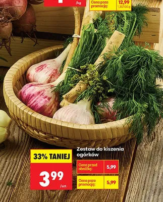 Zestaw do kiszenia ogórków promocja w Biedronka