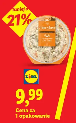 Pizza z kurczakiem Chef Select promocja w Lidl