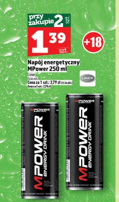 Napój energetyczny MPower promocja w TOPAZ