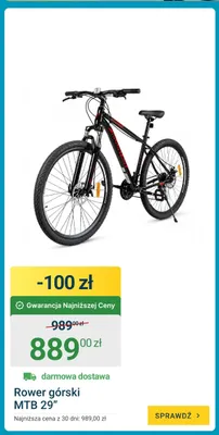 Rower górski MTB 29" promocja w ERLI