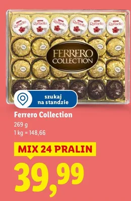 Praliny Ferrero Collection 269g promocja w Lidl