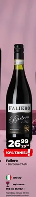 Wino czerwone Faliero Barbera d'Asti promocja w Netto
