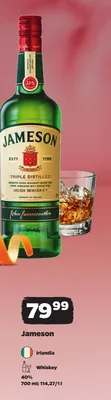 Whiskey Jameson 40% promocja w Netto