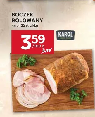 Boczek rolowany Karol promocja w Stokrotka