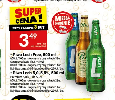 Piwo Lech Premium 5,0% promocja w Twój Market