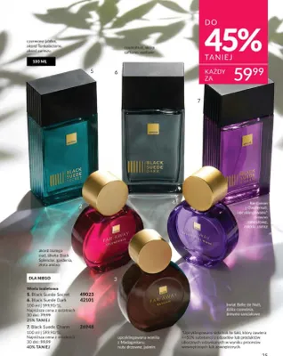 Woda toaletowa Avon Black Suede Secret promocja w AVON