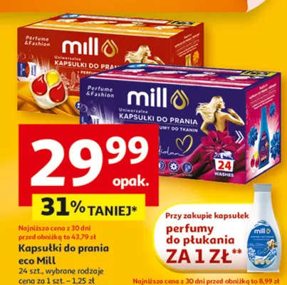 Kapsułki do prania eco promocja w Auchan