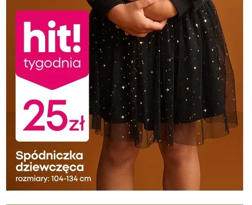 Spódniczka dziewczęca promocja w Pepco