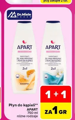 Płyn do kąpieli Apart Białe kwiaty promocja w Carrefour Market