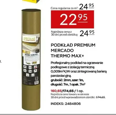 Podkład premium Mercado Thermo Max+ promocja w Abra Meble