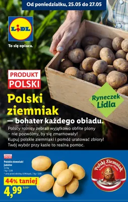 Polskie ziemniaki jadalne promocja w Lidl