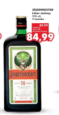 Likier ziołowy Jägermeister promocja w Kaufland