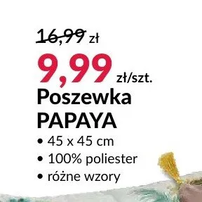 Poszewka PAPAYA promocja w Salony Agata