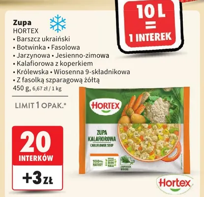 Zupa botwinka Hortex promocja w Intermarche