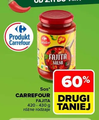 Sos Fajita Carrefour promocja w Carrefour Market