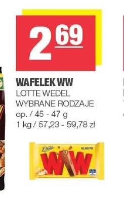 Wafelek WW E.Wedel promocja w SPAR