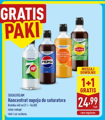 Koncentrat napoju do saturatora SodaStream Pepsi promocja w Aldi