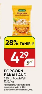 Popcorn Bakalland promocja w Chata Polska