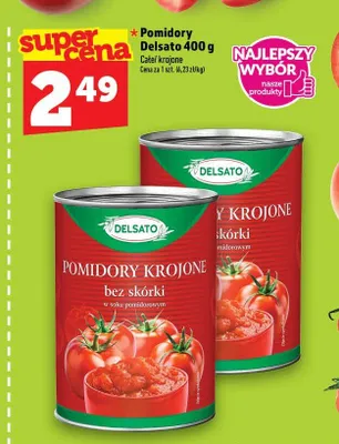Pomidory całe Delsato promocja w TOPAZ