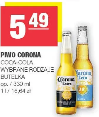 Piwo Corona promocja w SPAR