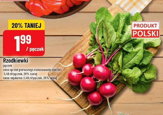 Rzodkiewki polskie promocja w POLOmarket