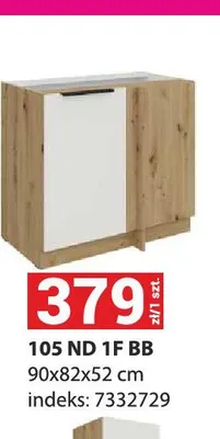 Szafka kuchenna Aria 105 Nd 1F Bb promocja w Merkury Market